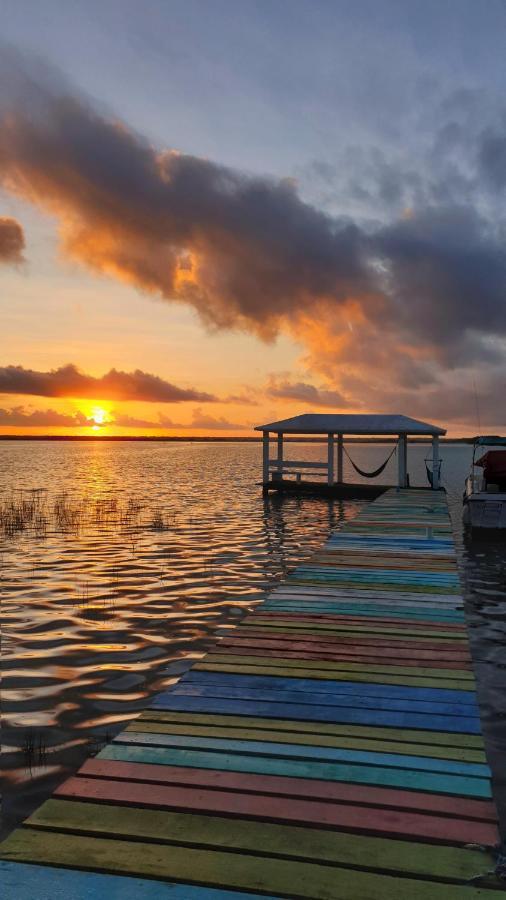 Tropic Bacalar Hotel Bagian luar foto