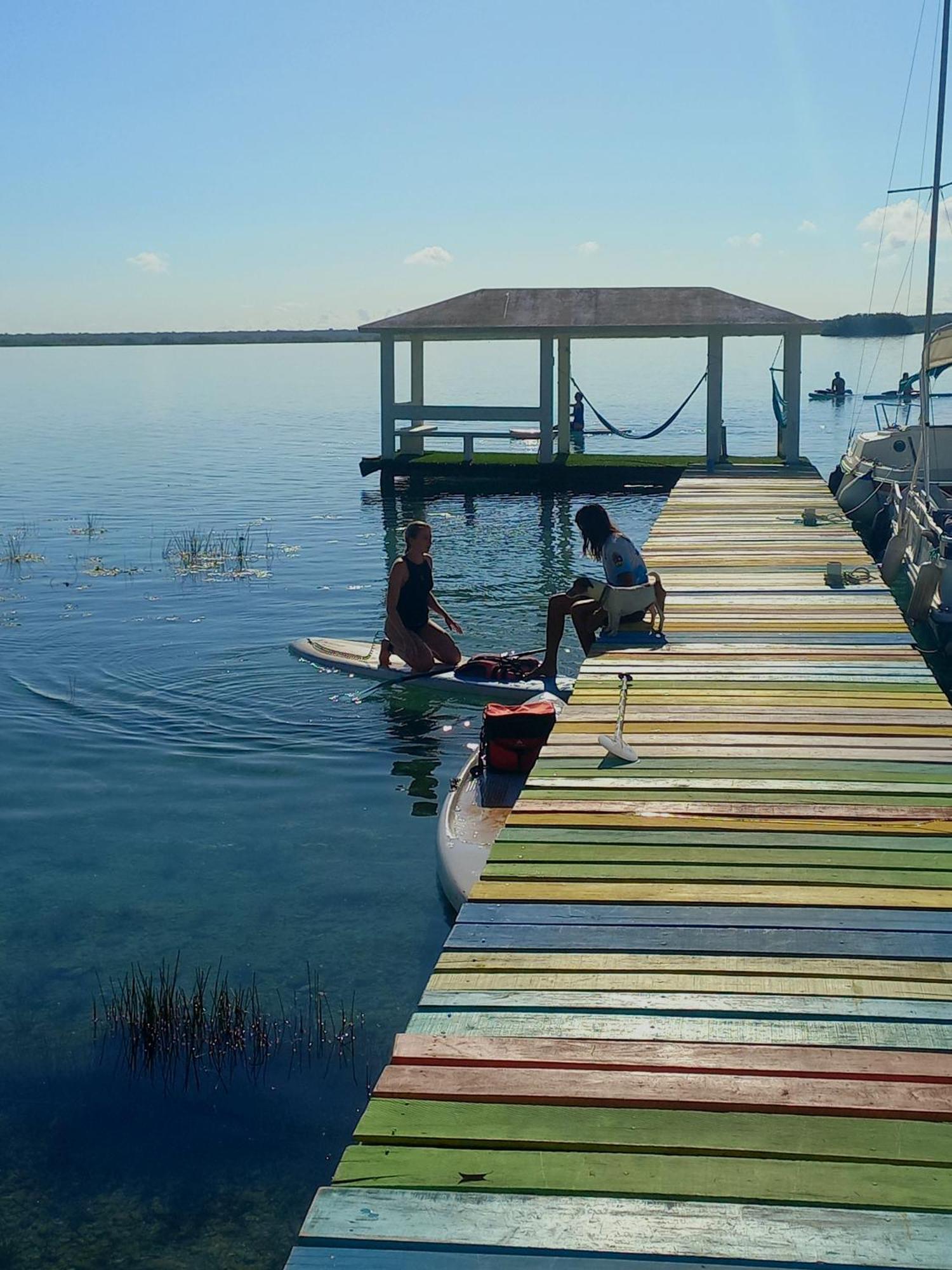 Tropic Bacalar Hotel Bagian luar foto